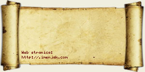 Julijana Terzić vizit kartica